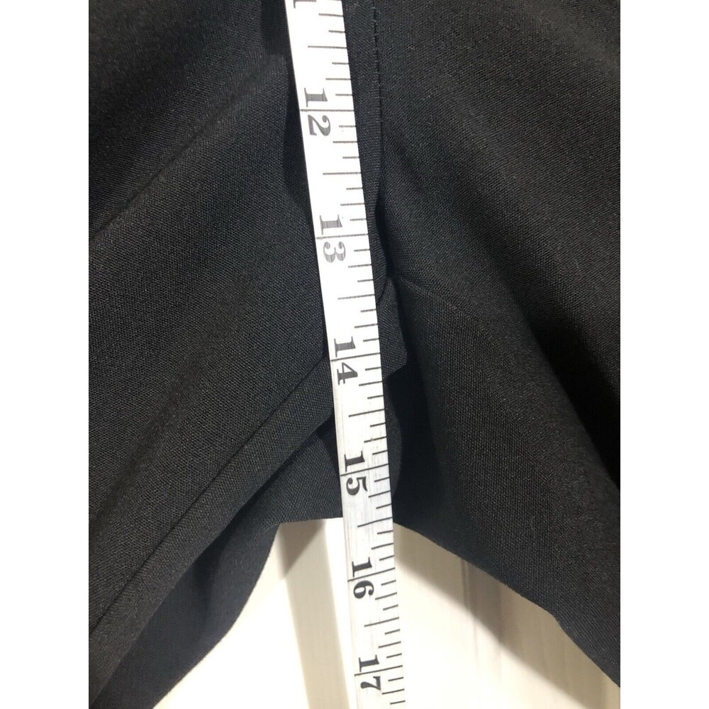 NWT Briggs Black Dress Pants S 14 Knit Strech Elastic Waist Straight Leg - Picture 7 of 15